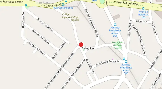 Mapa da localização