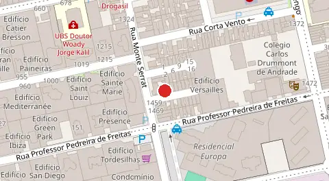 Mapa da localização