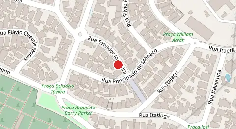 Mapa da localização
