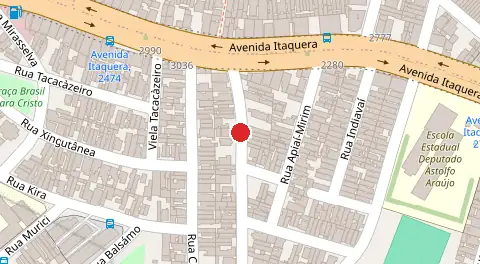Mapa da localização