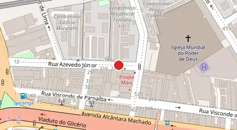 Mapa da localização