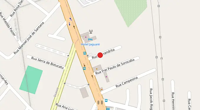 Mapa da localização