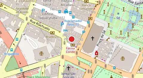 Mapa da localização