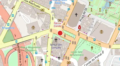 Mapa da localização