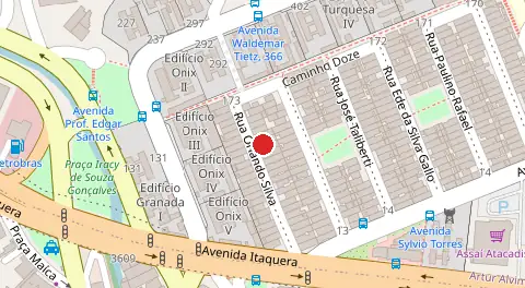 Mapa da localização
