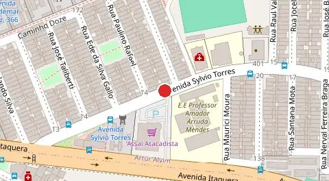 Mapa da localização