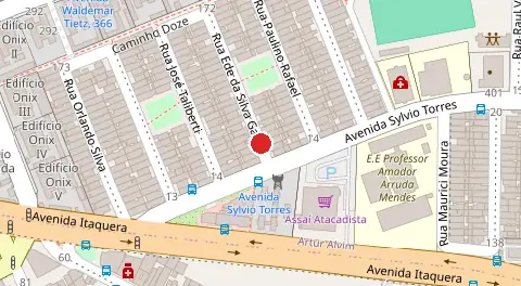 Mapa da localização