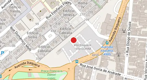 Mapa da localização