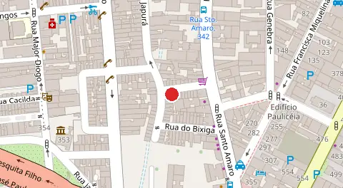 Mapa da localização