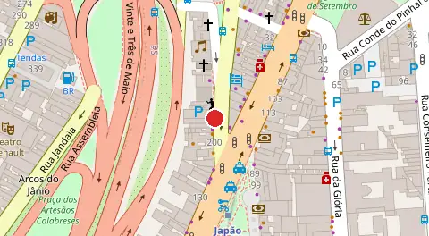 Mapa da localização