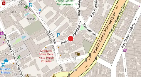 Mapa da localização