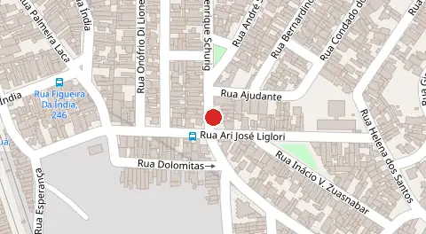 Mapa da localização