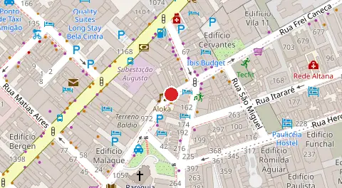 Mapa da localização