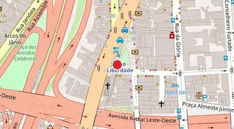 Mapa da localização