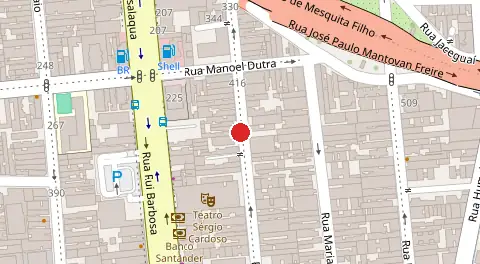 Mapa da localização