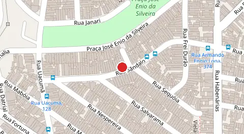 Mapa da localização