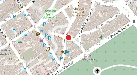 Mapa da localização