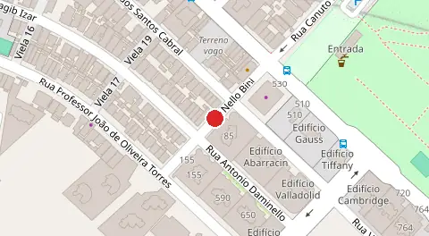 Mapa da localização