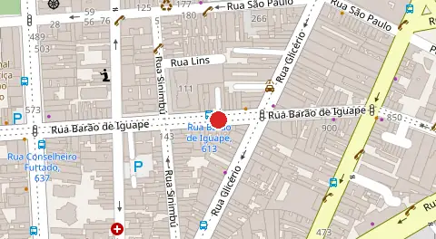 Mapa da localização