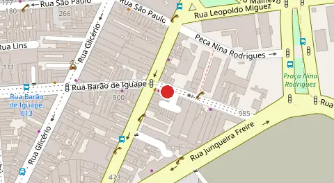 Mapa da localização