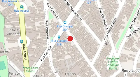 Mapa da localização