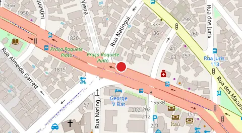 Mapa da localização