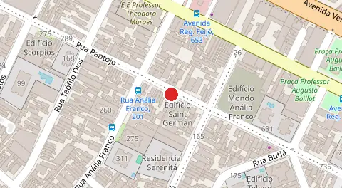 Mapa da localização