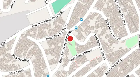Mapa da localização