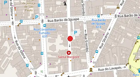 Mapa da localização
