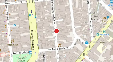 Mapa da localização