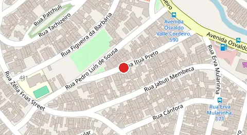 Mapa da localização