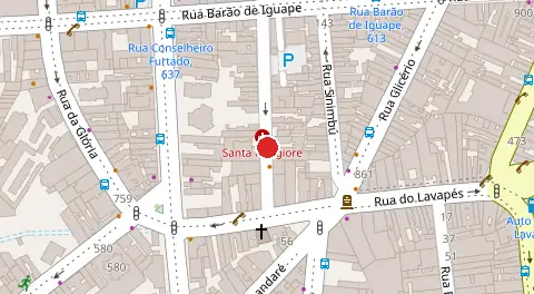 Mapa da localização