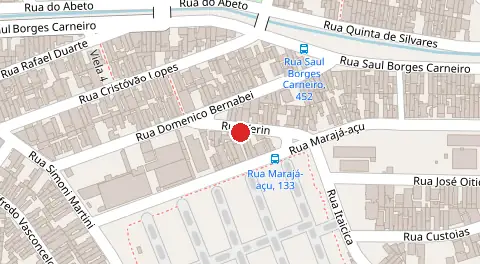 Mapa da localização