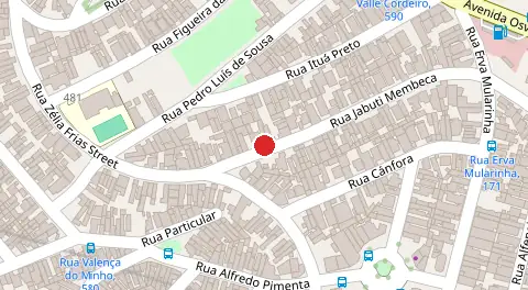 Mapa da localização