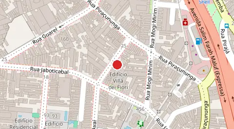 Mapa da localização