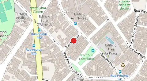 Mapa da localização