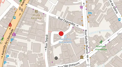 Mapa da localização