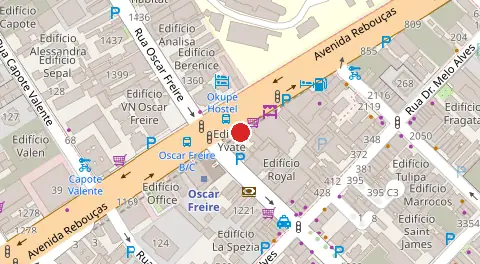 Mapa da localização