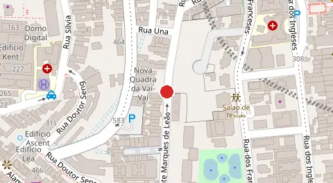 Mapa da localização