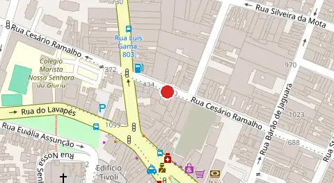 Mapa da localização
