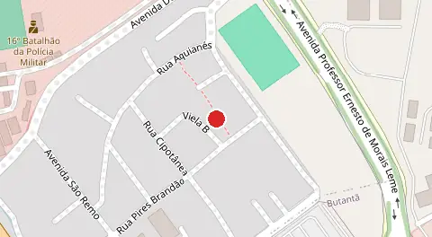 Mapa da localização