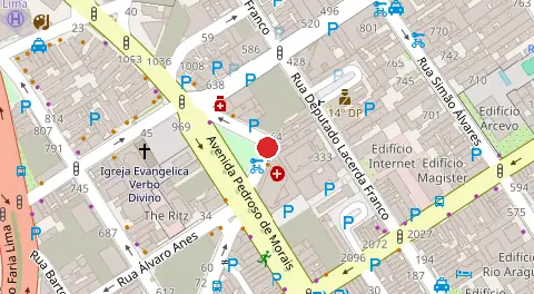 Mapa da localização