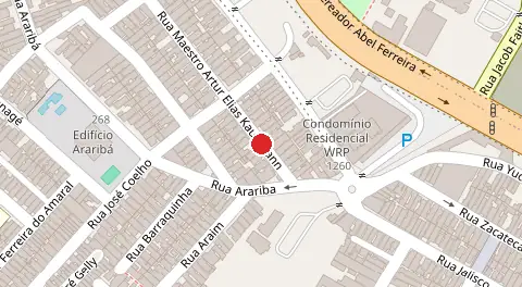 Mapa da localização
