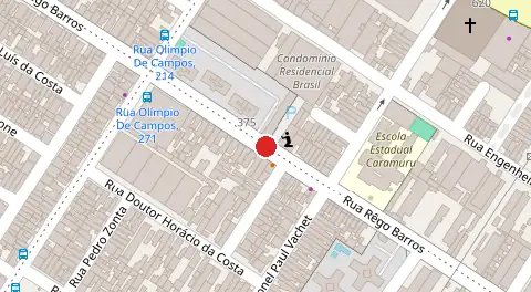 Mapa da localização