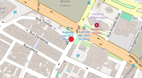 Mapa da localização