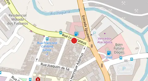 Mapa da localização