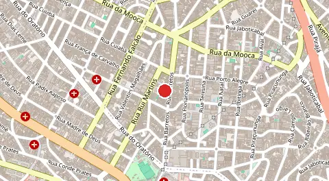 Mapa de Vila Claudia