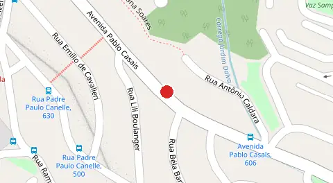 Mapa da localização