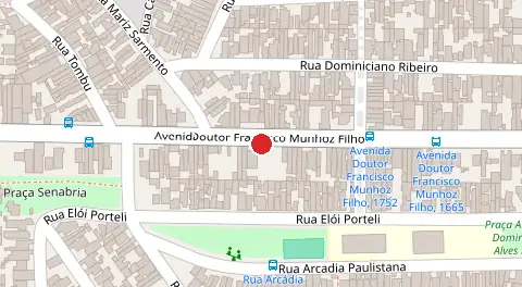Mapa da localização