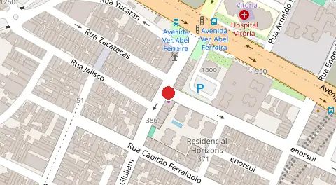 Mapa da localização